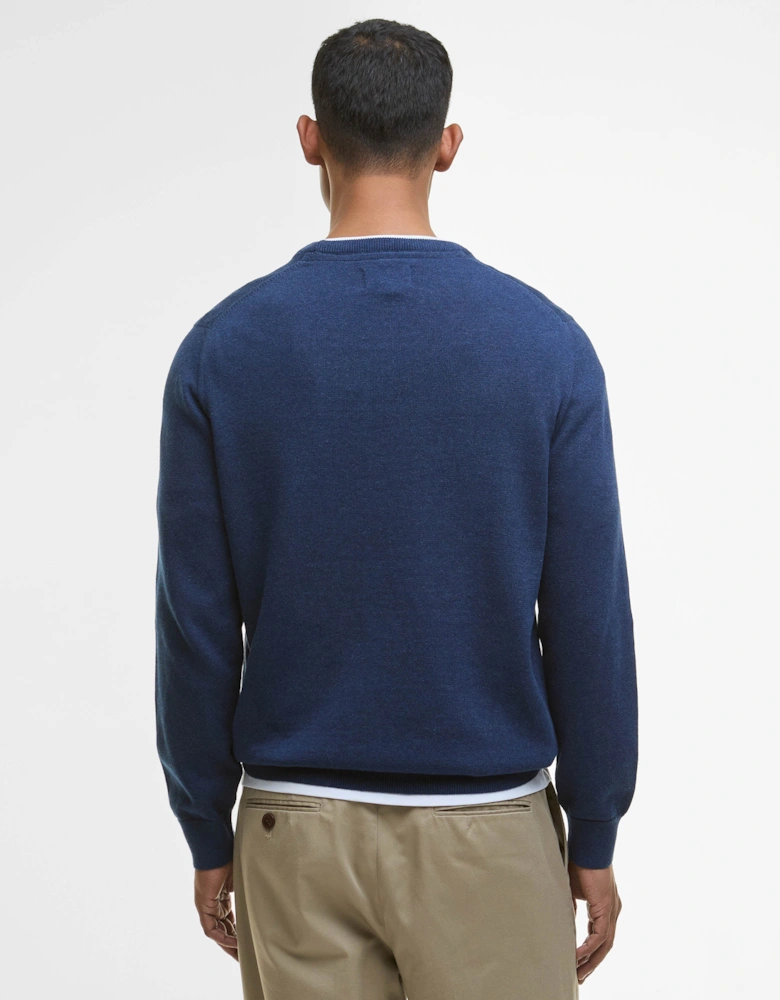 Pima Cotton Mens Crew Sweatshirt - Inky Marl