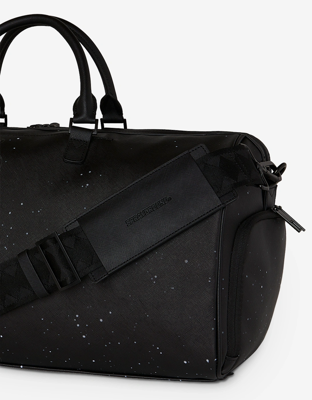Kids Deep Space Drip Duffle Bag in Black (50cm)