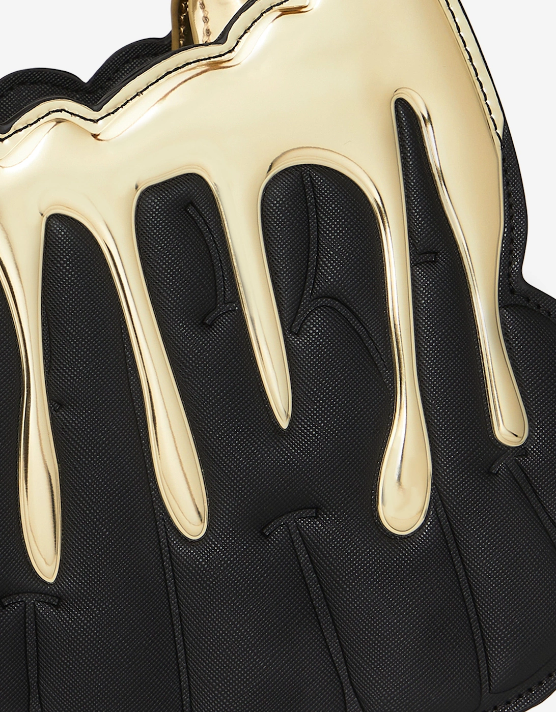 Girls Gold and Dangerous Shark Handbag in Black (45.72cm)