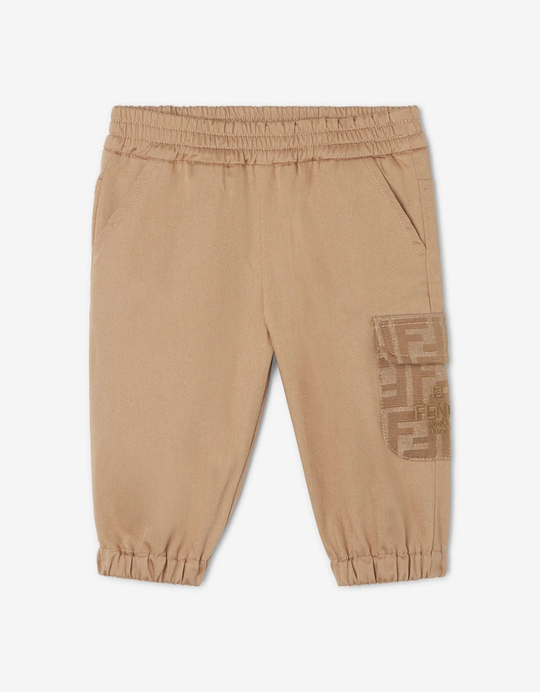 Baby Boys FF Pocket Trousers in Beige
