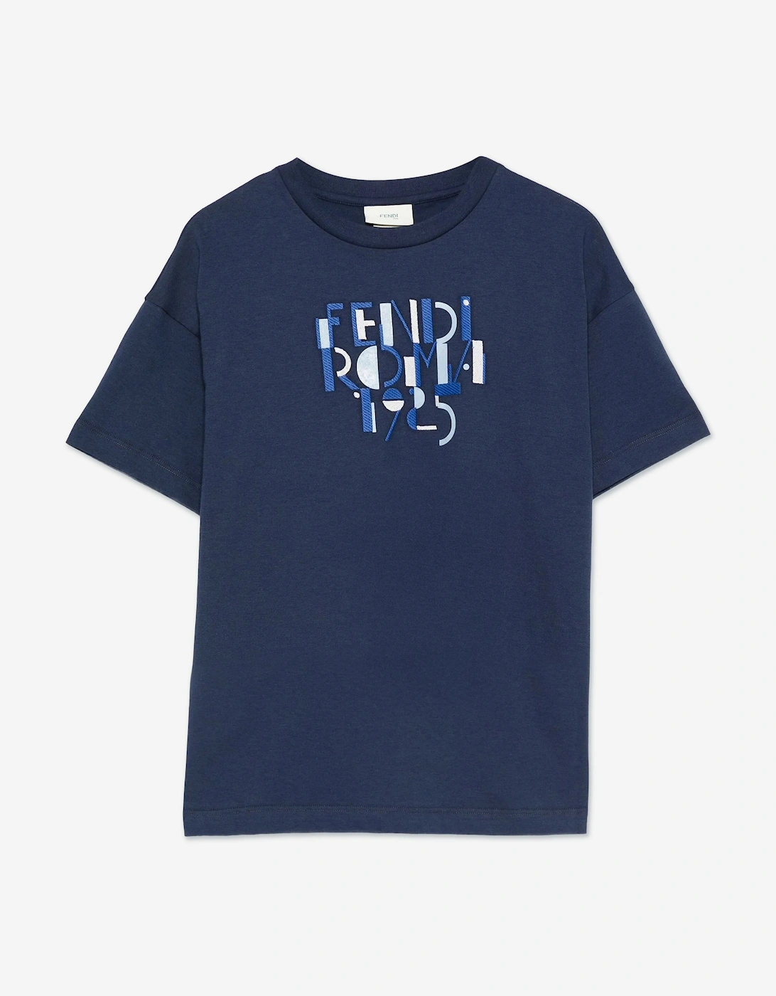 Boys Logo T-Shirt in Blue, 5 of 4