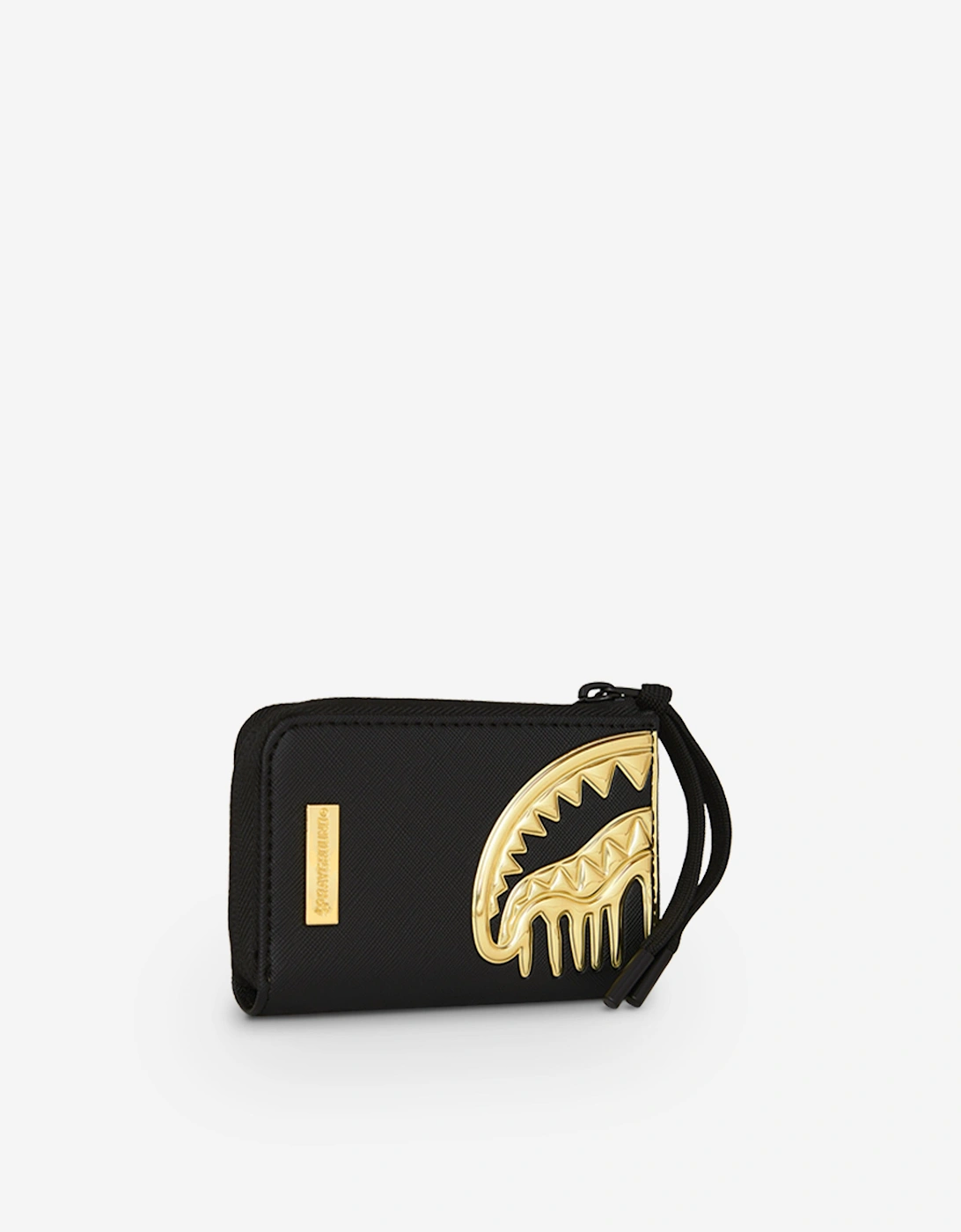 Kids Gold and Dangerous Wallet in Black (11.43cm)