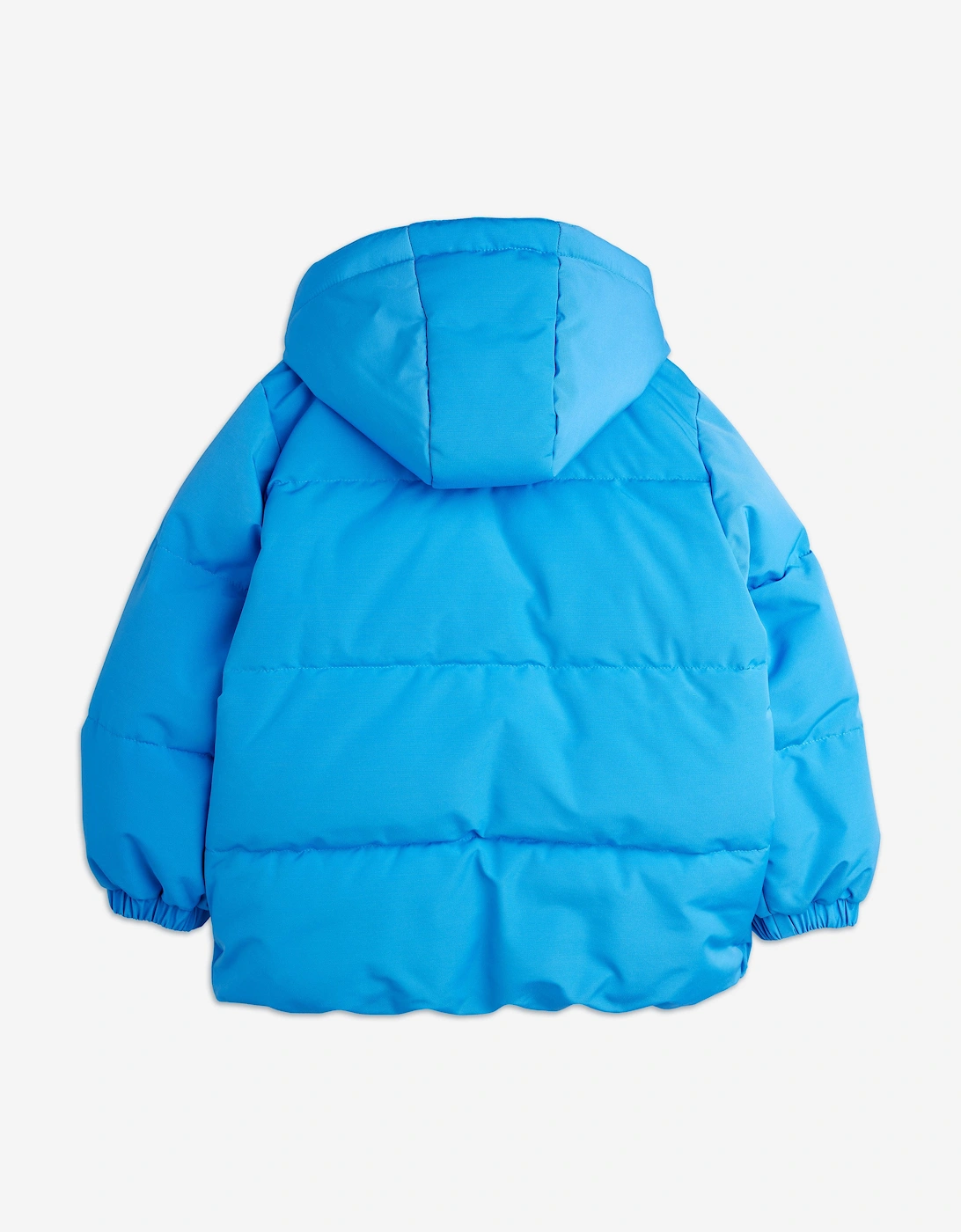 Kids Solid Heavy Puffer Jacket in Blue