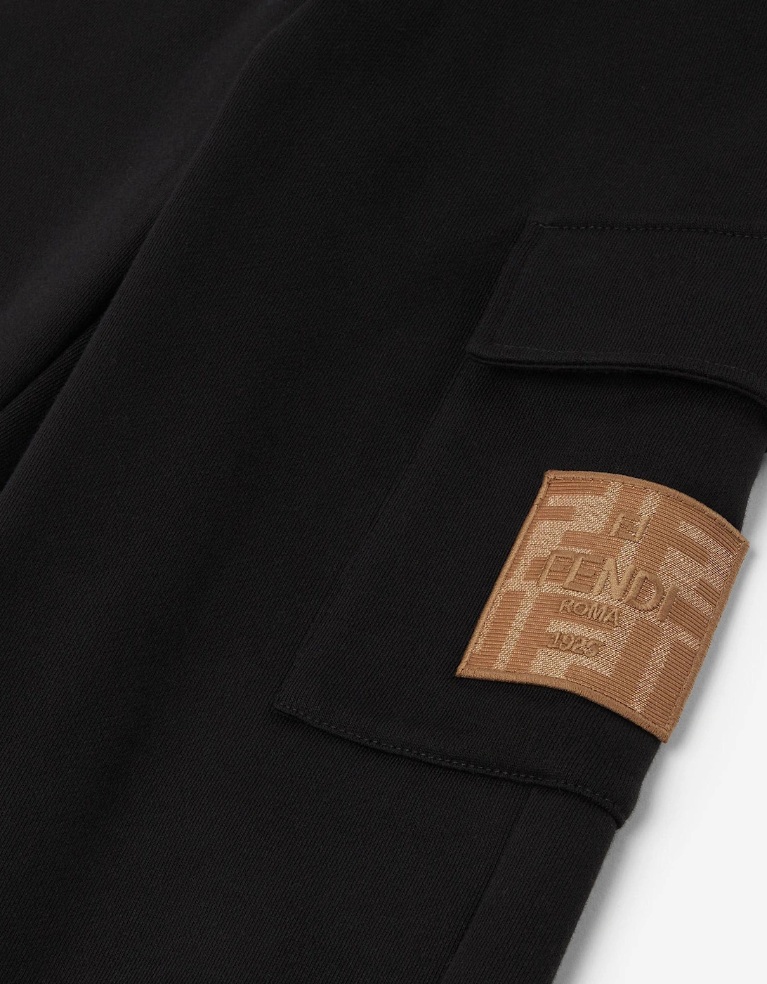 Kids Cargo Joggers in Black