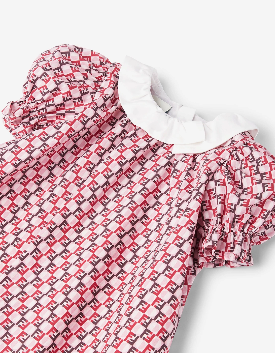 Baby Girls FF Logo Dress in Pink