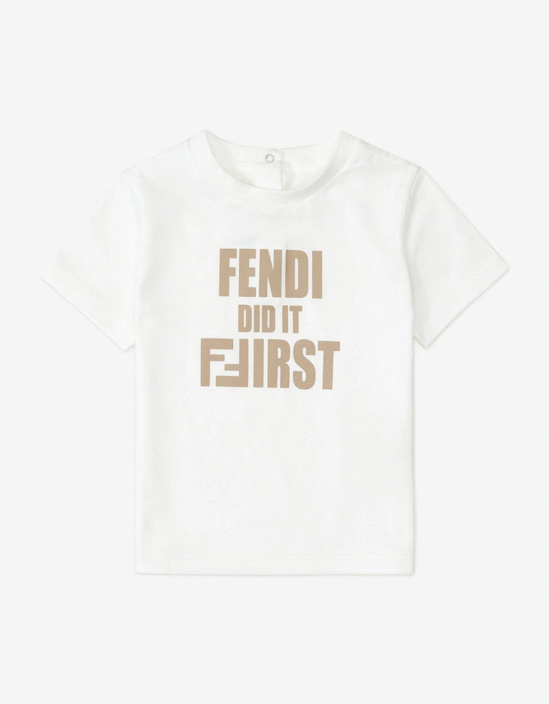 Baby Slogan T-Shirt in White, 5 of 4