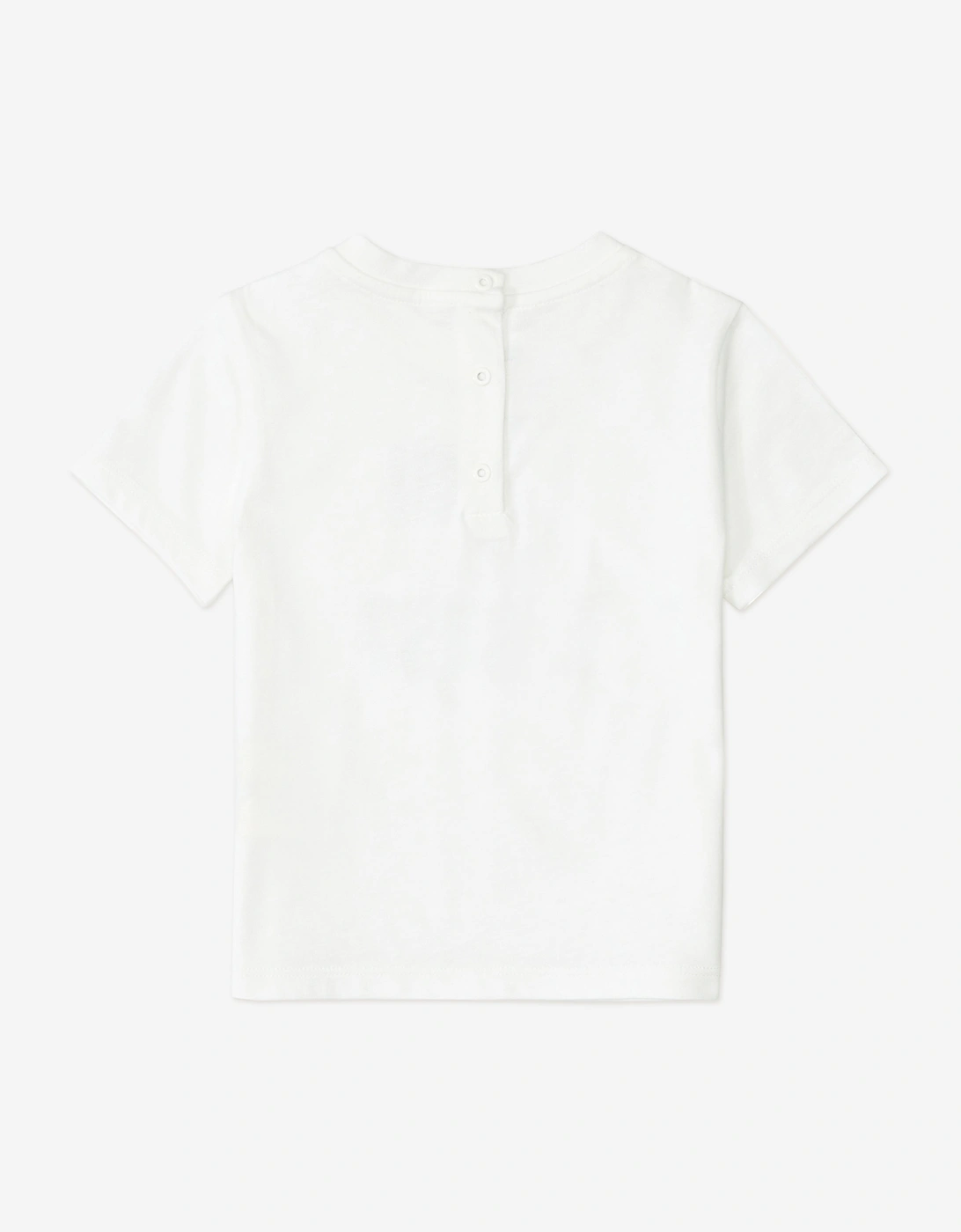 Baby Slogan T-Shirt in White