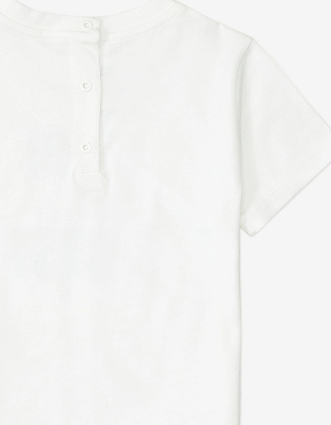 Baby Slogan T-Shirt in White