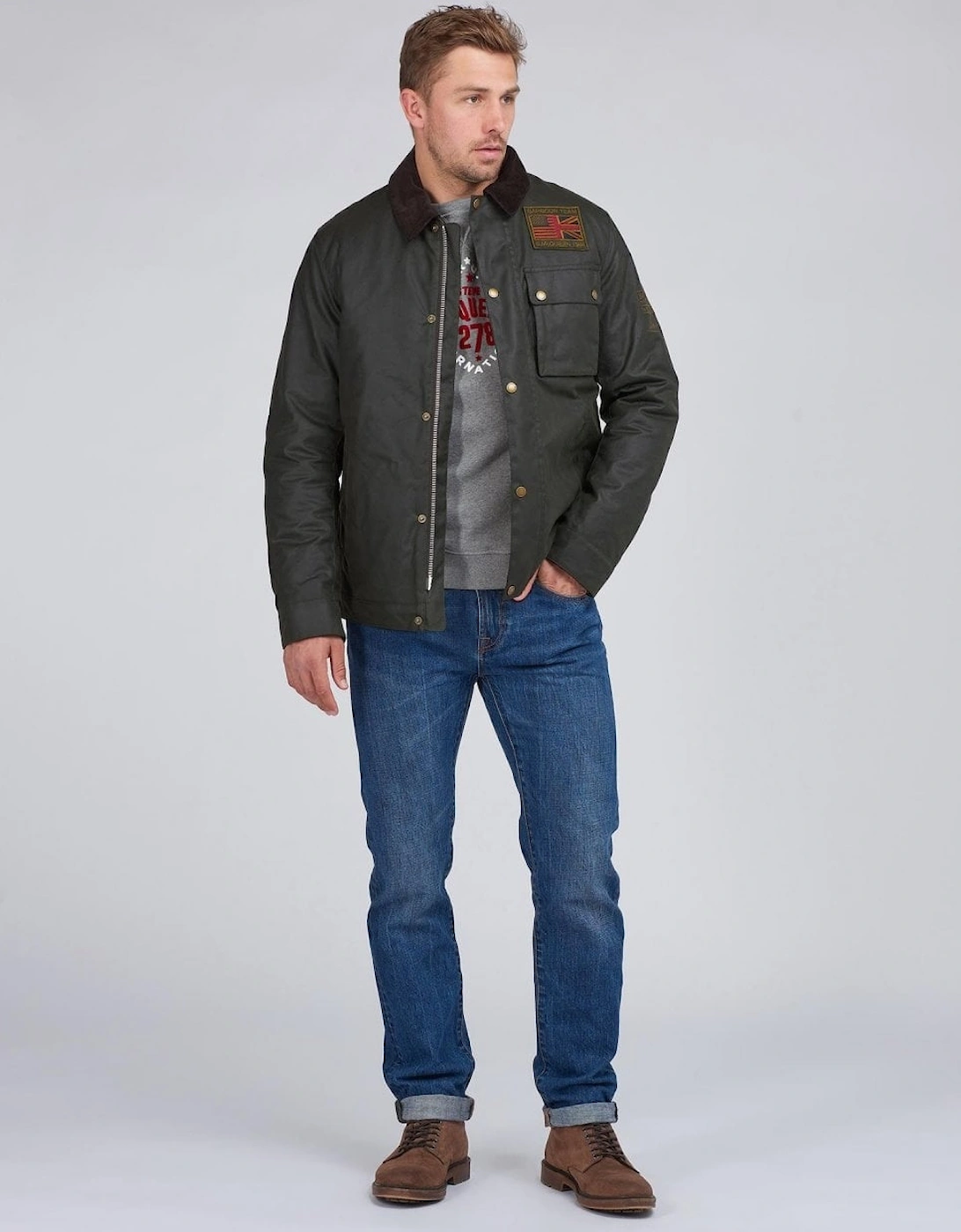 Workers Wax Mens Jacket - Sage