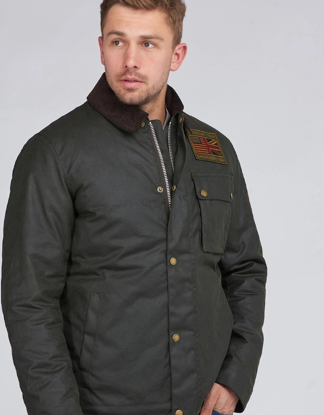 Workers Wax Mens Jacket - Sage, 9 of 8