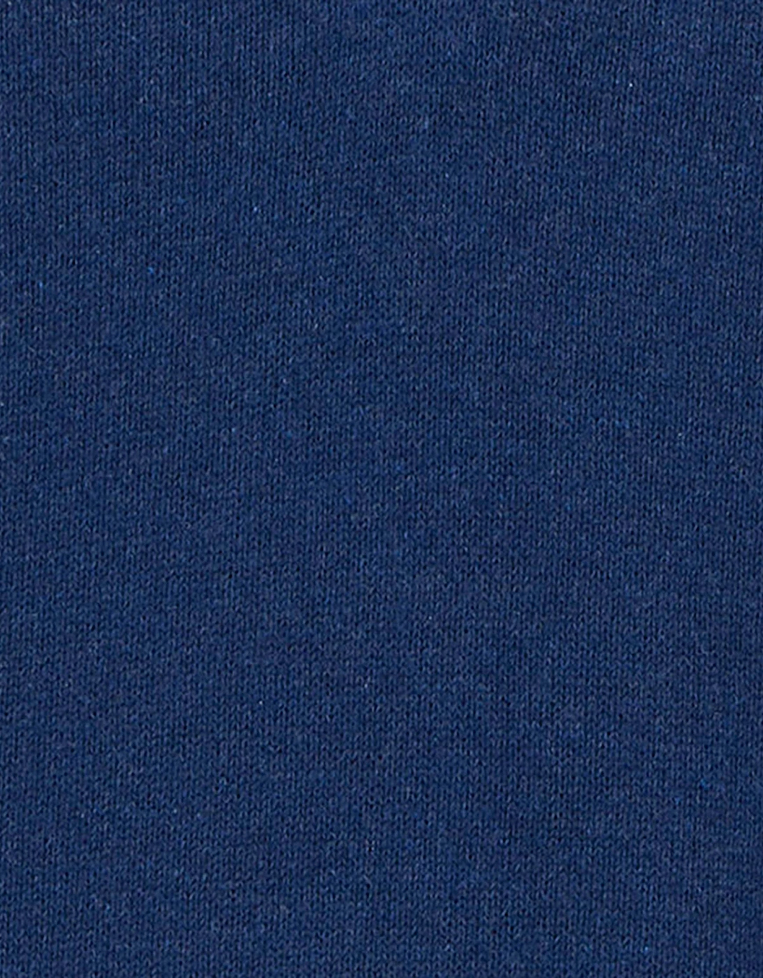 Cotton Mens Half Zip Jumper - Inky Marl