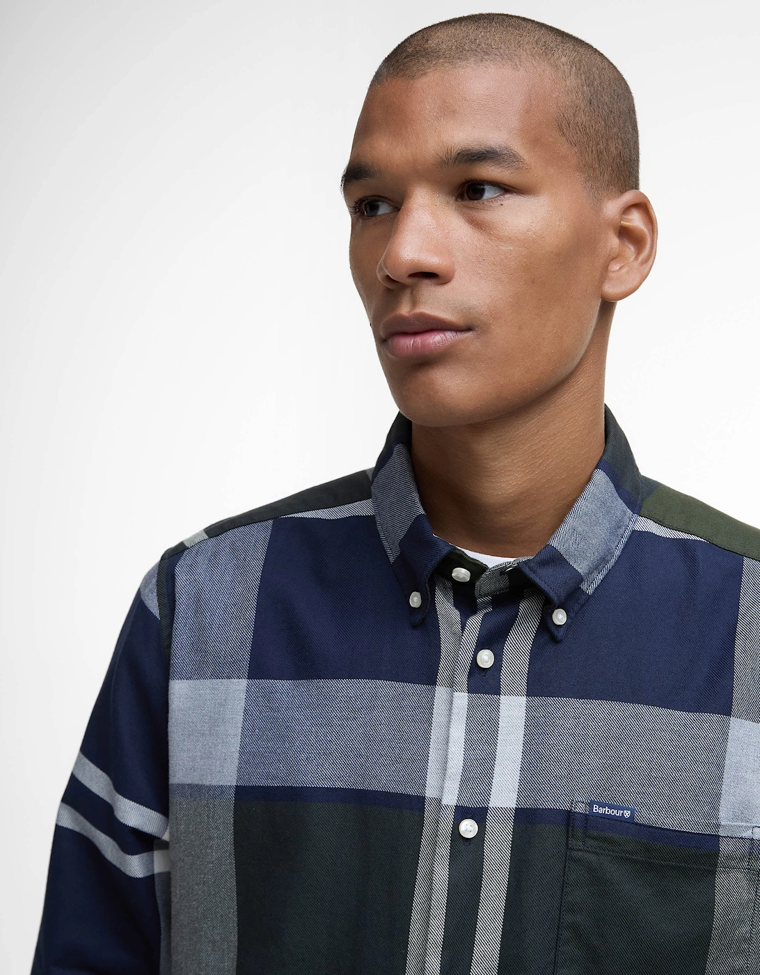 Dunoon Tailored Mens Shirt - Fernwood Tartan