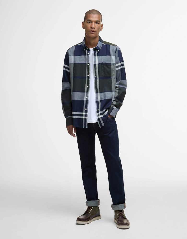 Dunoon Tailored Mens Shirt - Fernwood Tartan