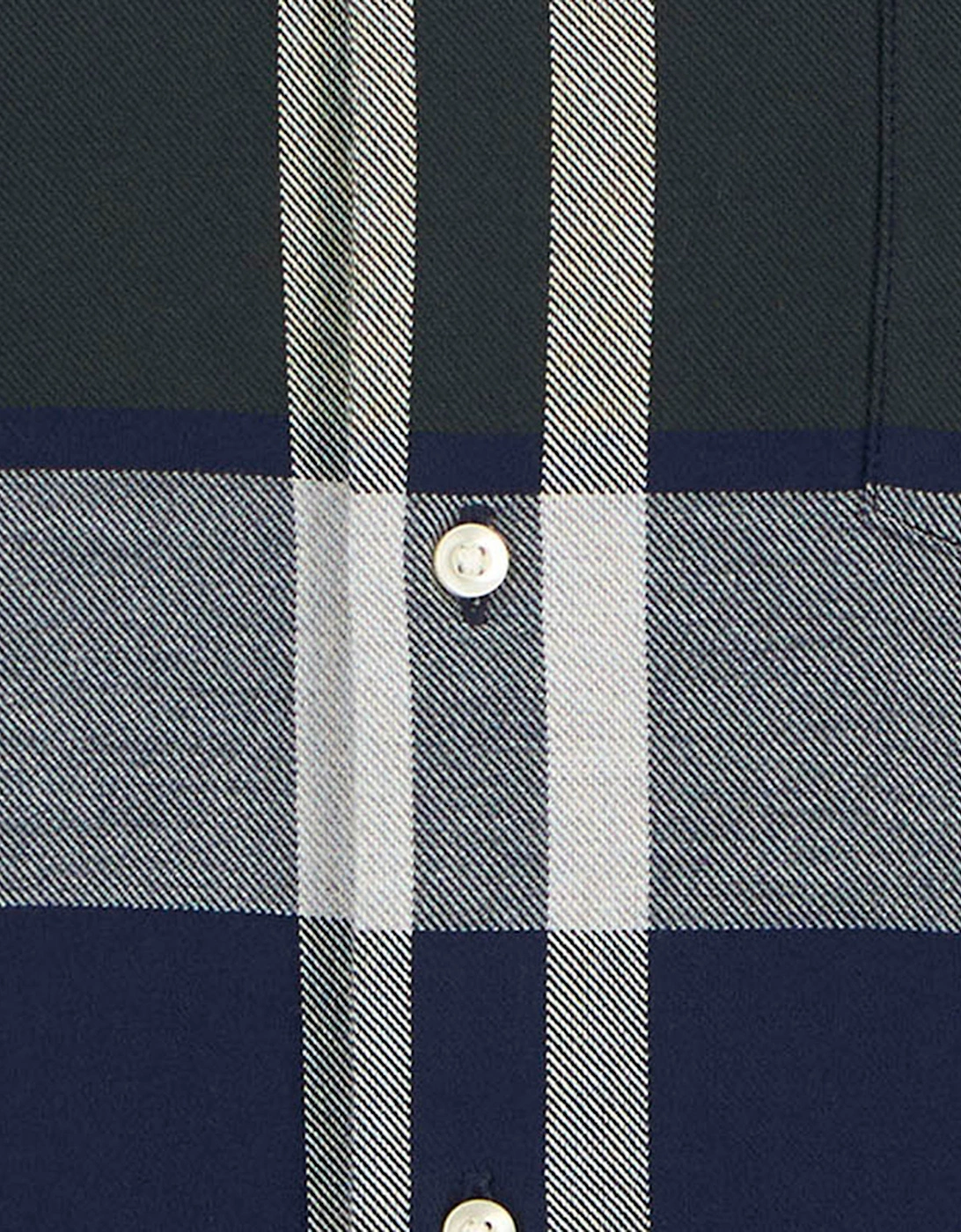 Dunoon Tailored Mens Shirt - Fernwood Tartan