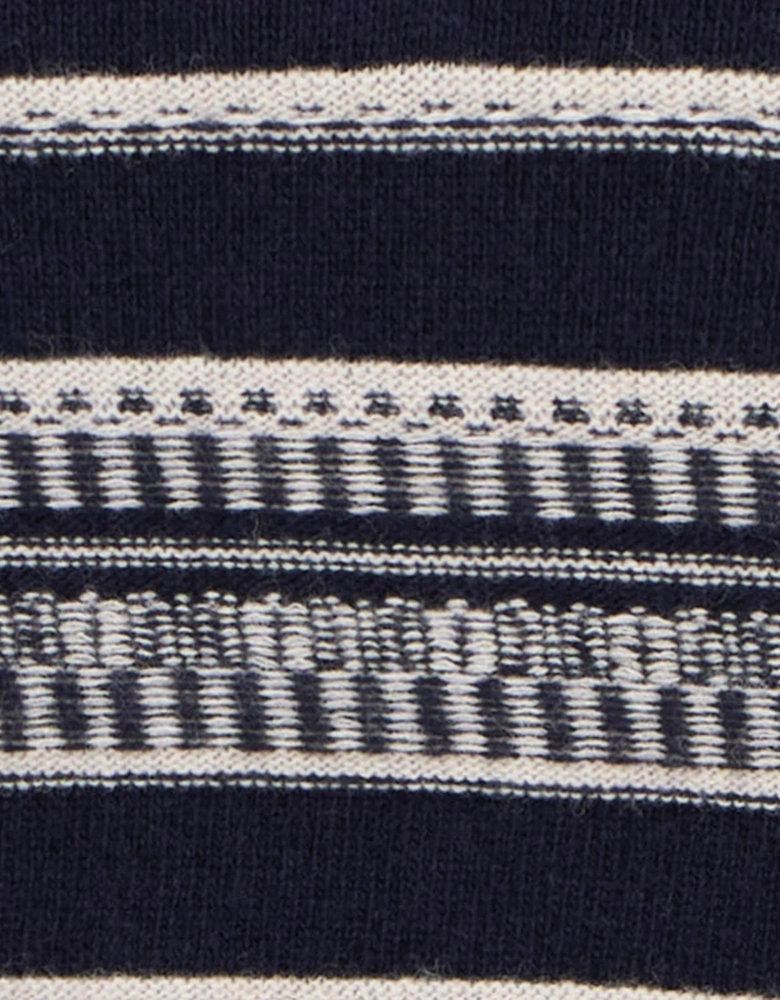 Kepwick Mens Half Zip Jumper - Navy