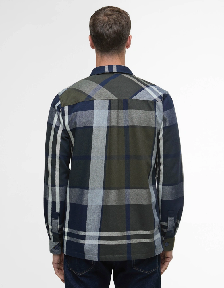 Lannich Mens Tartan Overshirt - Fernwood Tartan