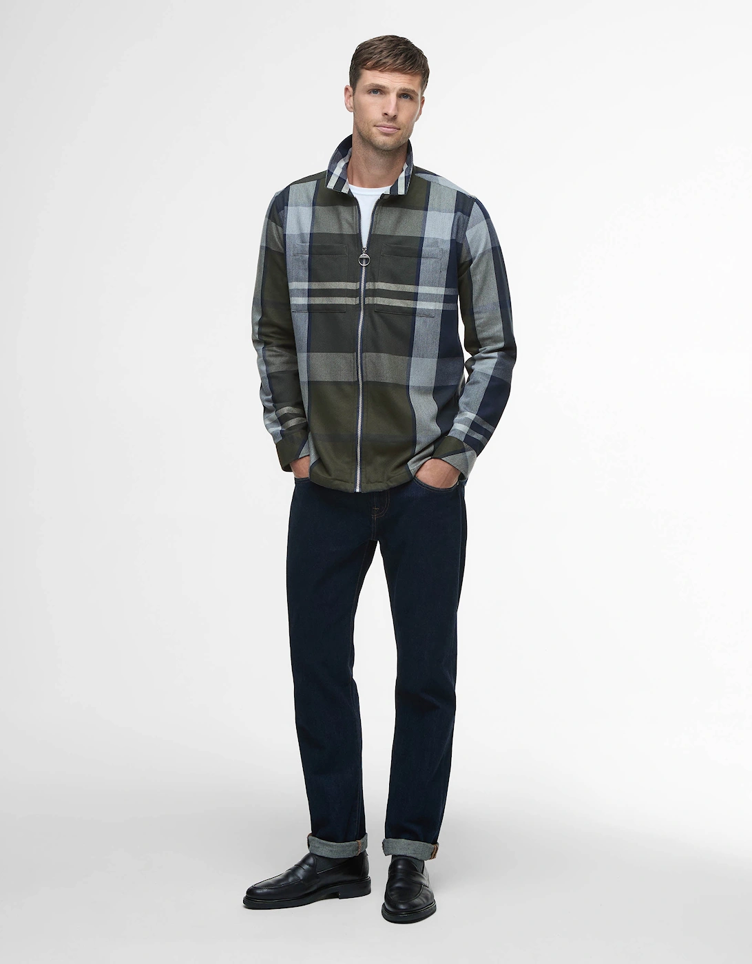 Lannich Mens Tartan Overshirt - Fernwood Tartan