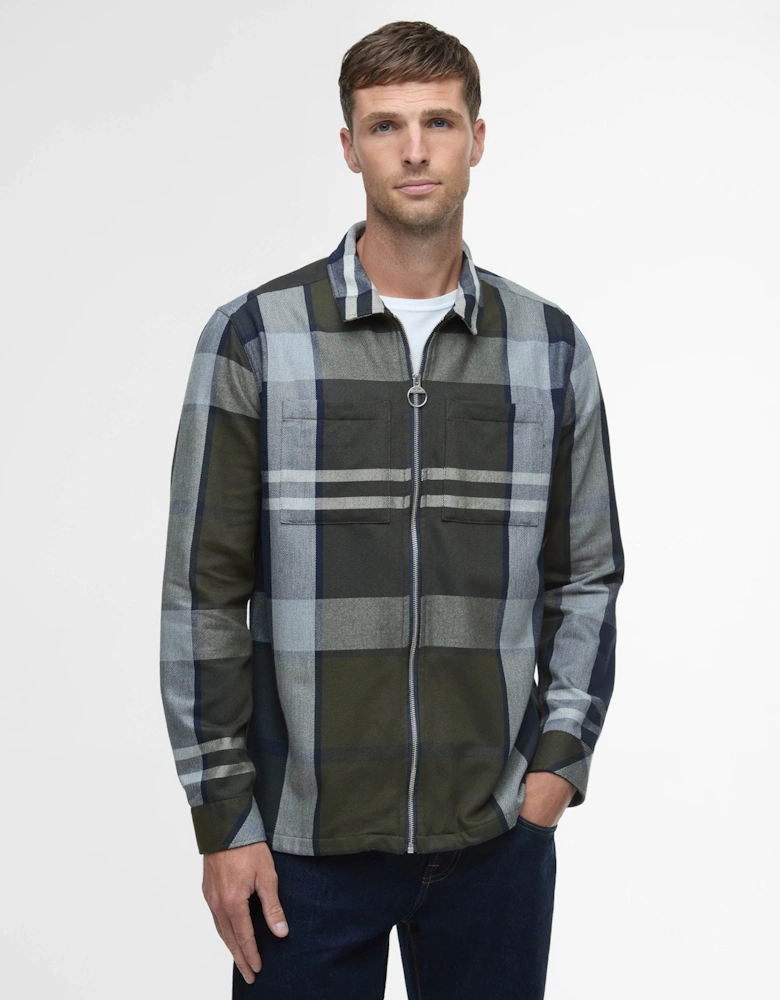 Lannich Mens Tartan Overshirt - Fernwood Tartan
