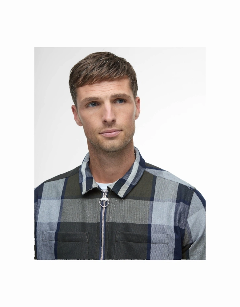 Lannich Mens Tartan Overshirt - Fernwood Tartan