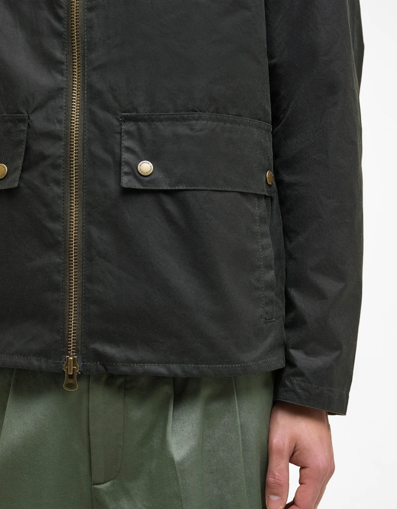 Marker Mens Wax Jacket - Sage