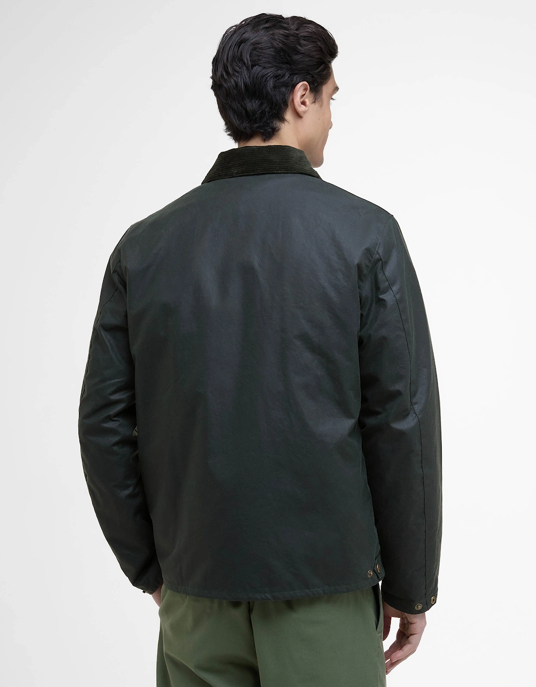 Marker Mens Wax Jacket - Sage