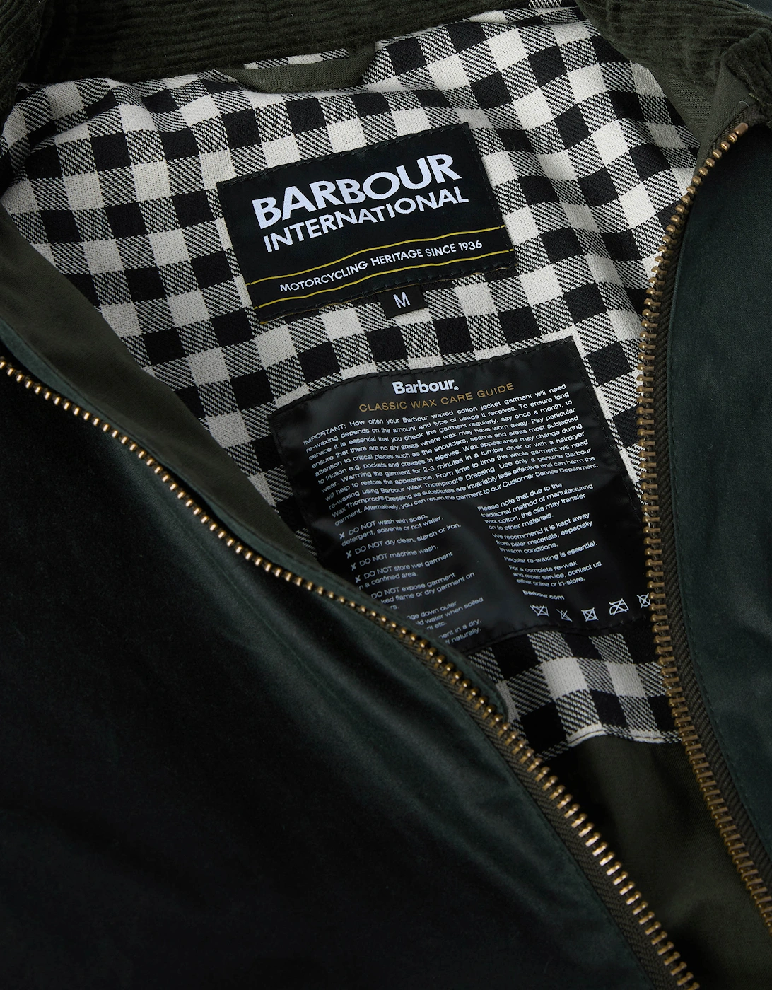 Marker Mens Wax Jacket - Sage