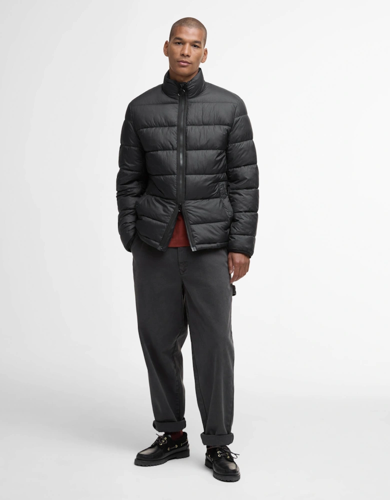 Offshore Mens Quilted Jacket - Black