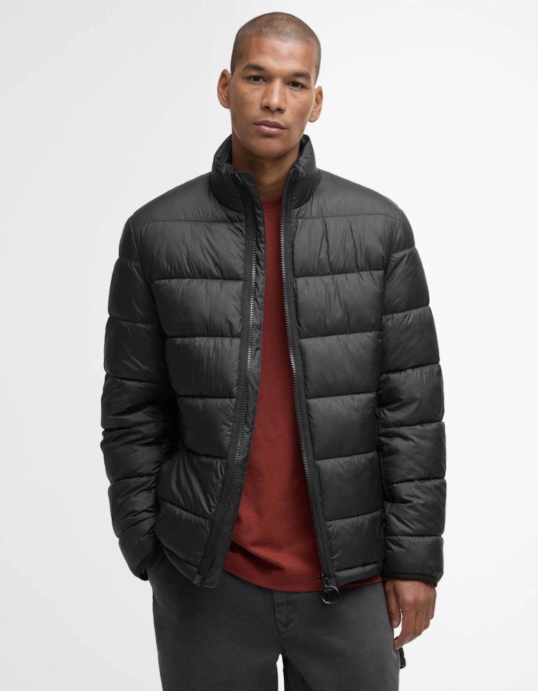Offshore Mens Quilted Jacket - Black