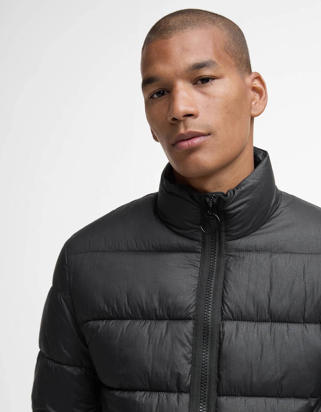 Offshore Mens Quilted Jacket - Black