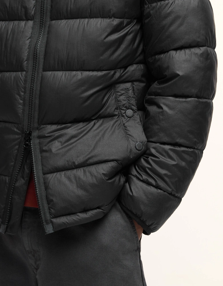 Offshore Mens Quilted Jacket - Black