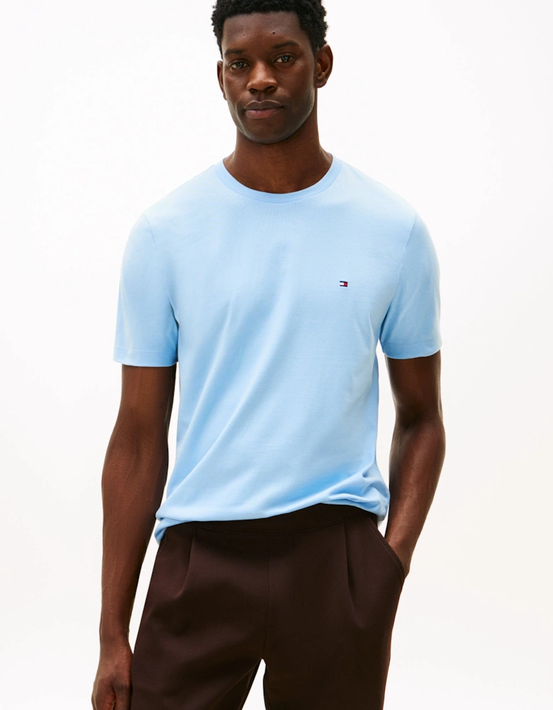 Essential Seasonal Regular Fit Solid Mens T-Shirt - Well Water