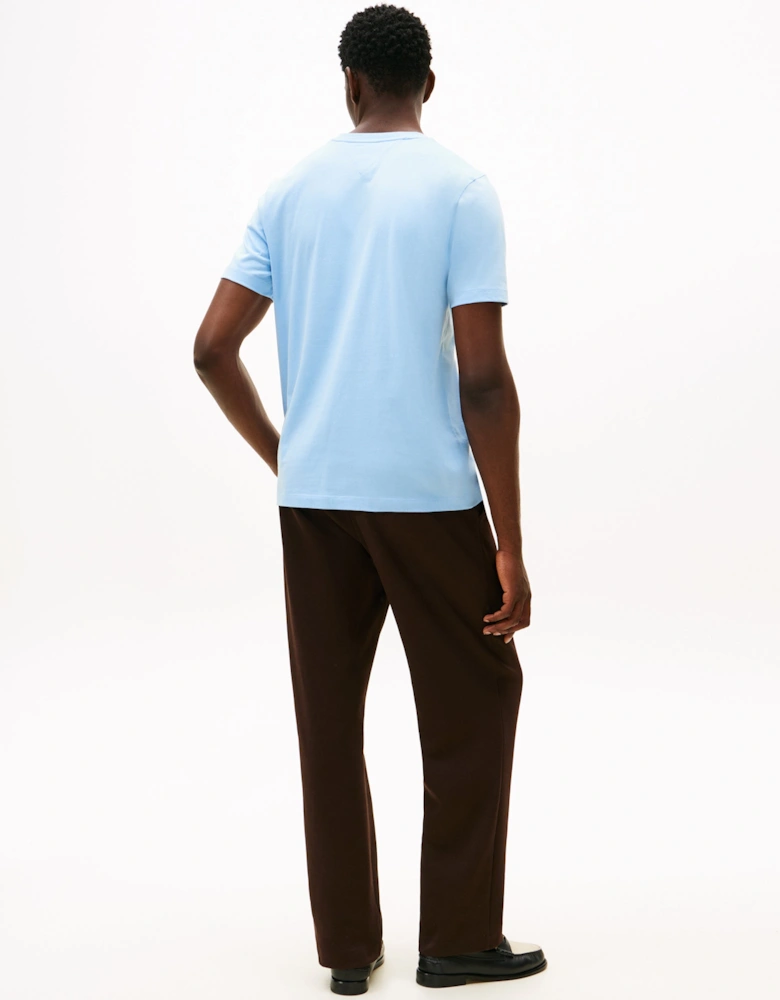 Essential Seasonal Regular Fit Solid Mens T-Shirt - Well Water