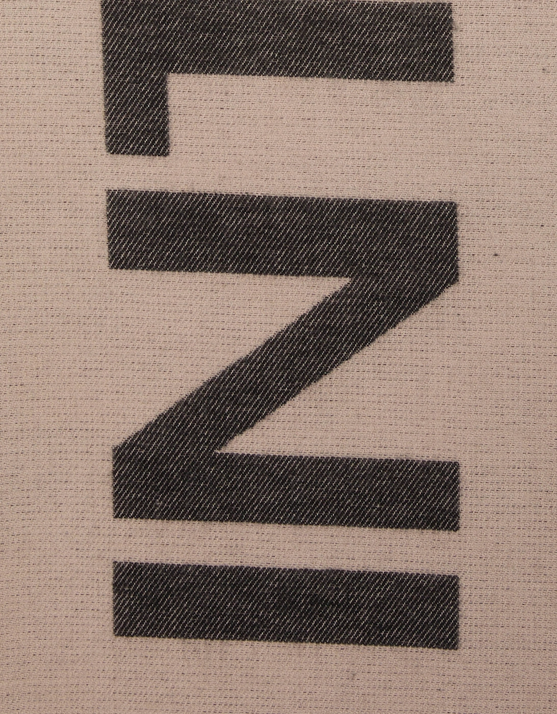 Milla Logo Womens Scarf - Oat/Black