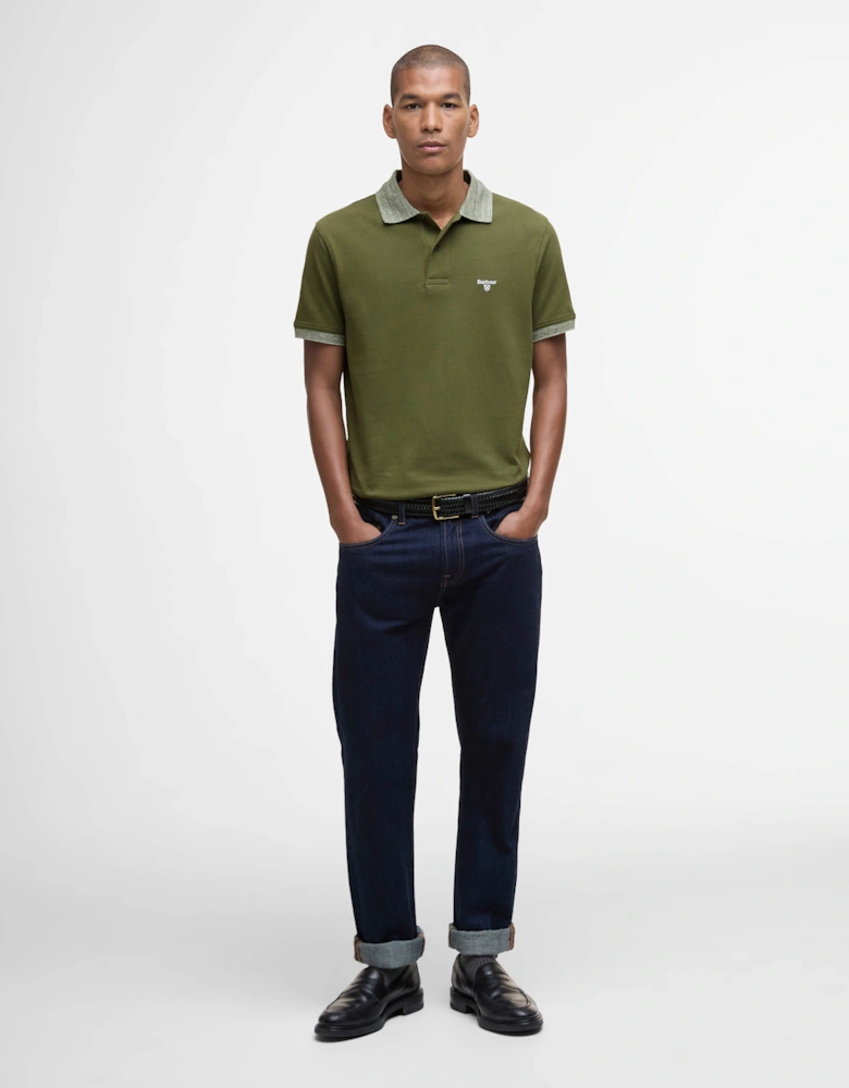 Marlton Mens Tailored Fit Polo Shirt - Winter Moss