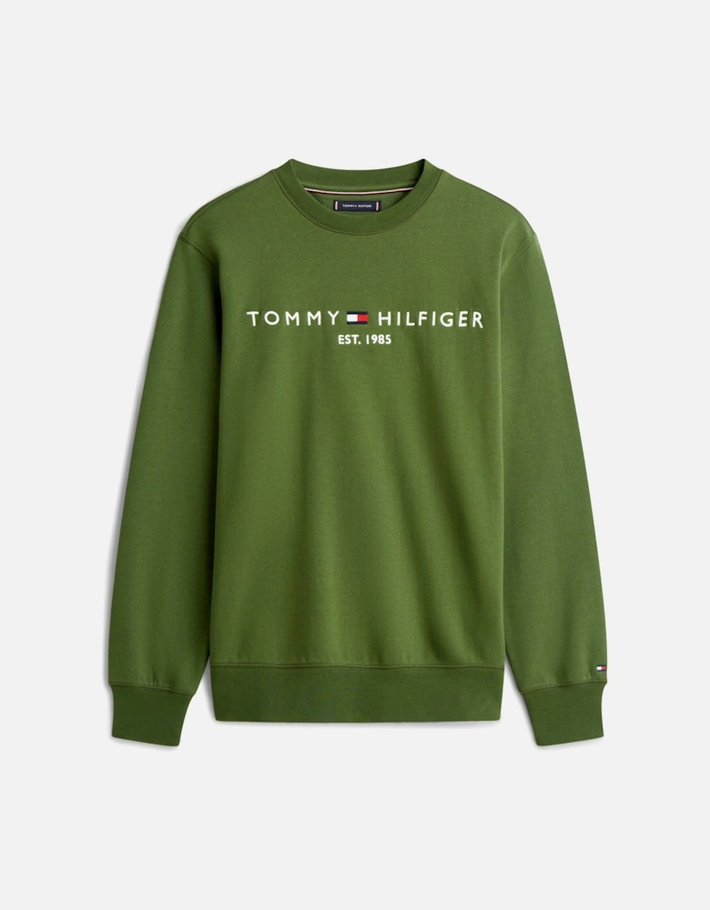 Tommy Logo Mens Sweatshirt - Mountain Pine