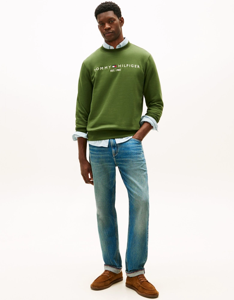 Tommy Logo Mens Sweatshirt - Mountain Pine