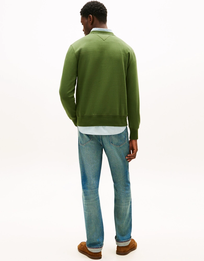 Tommy Logo Mens Sweatshirt - Mountain Pine