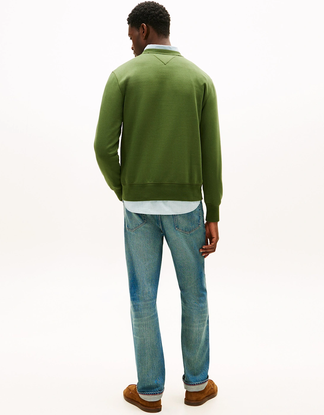 Tommy Logo Mens Sweatshirt - Mountain Pine