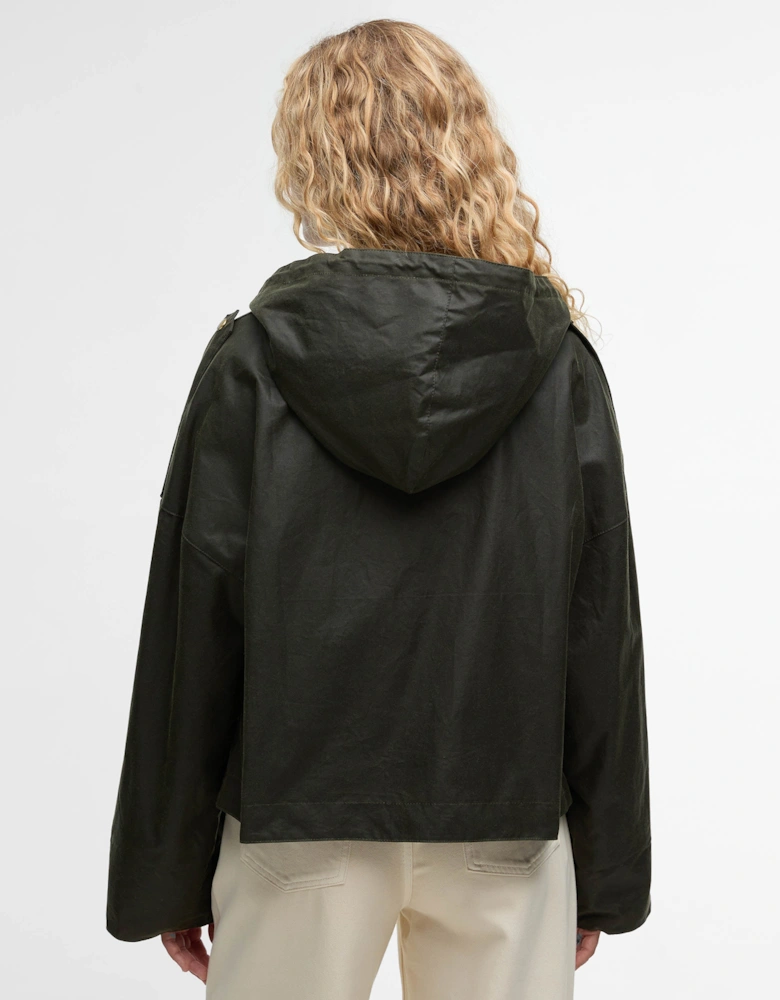 Ryedale Womens Wax Jacket - Archive Olive/Ancient Tartan