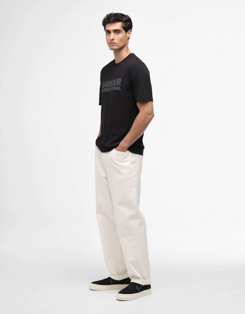 Mens Essential Graphic T-Shirt - Black