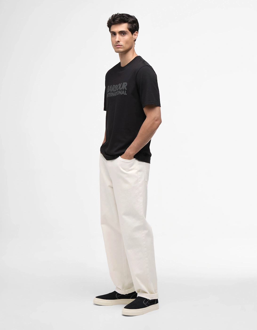 Mens Essential Graphic T-Shirt - Black