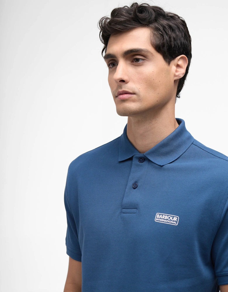 Essential Short Sleeve Mens Polo - Insignia Blue