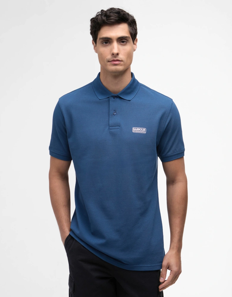 Essential Short Sleeve Mens Polo - Insignia Blue
