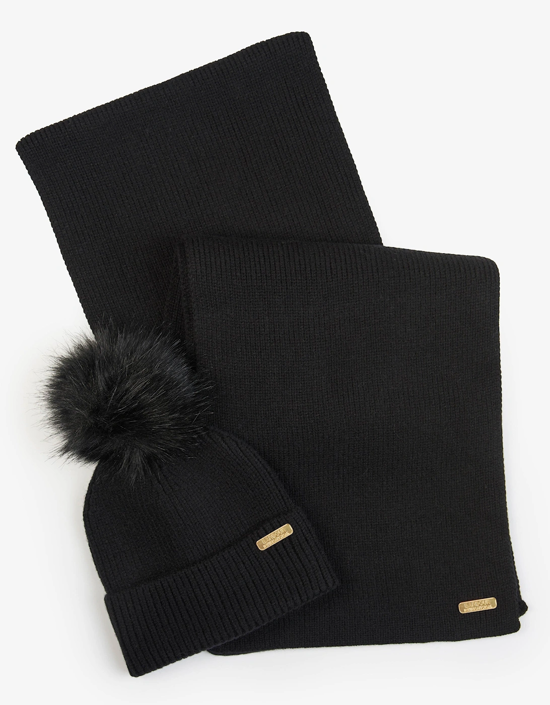 Mallory Beanie & Scarf Gift Set - Black