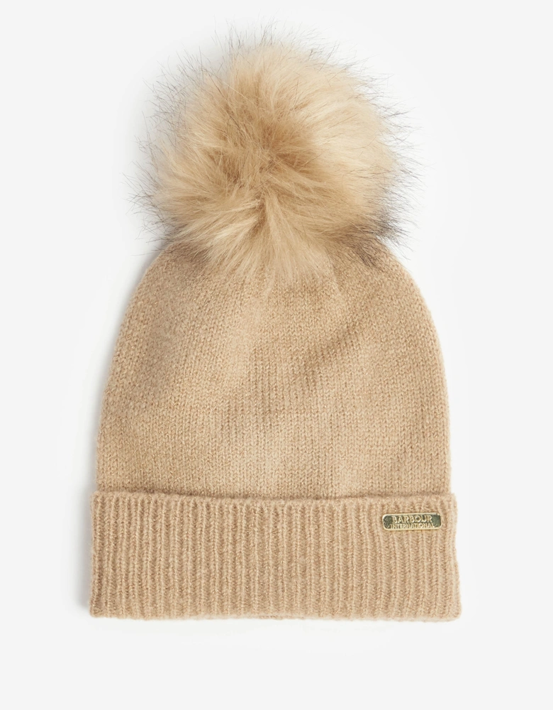 Sparkle Womens Beanie/Scarf - Oat