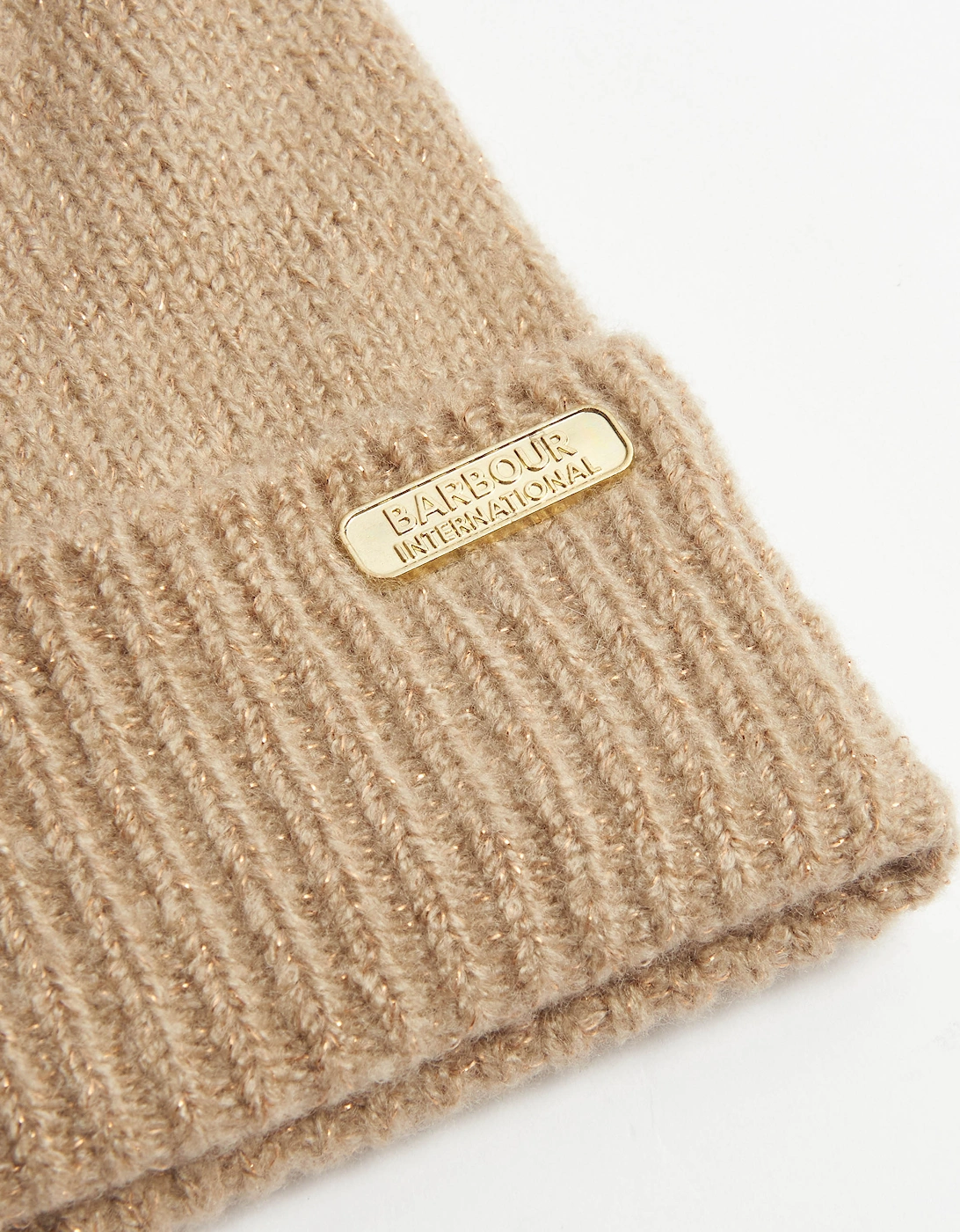 Sparkle Womens Beanie/Scarf - Oat