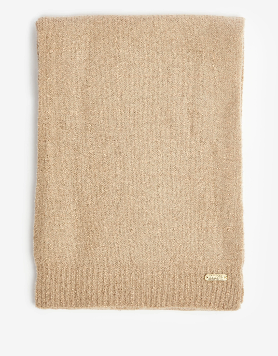 Sparkle Womens Beanie/Scarf - Oat