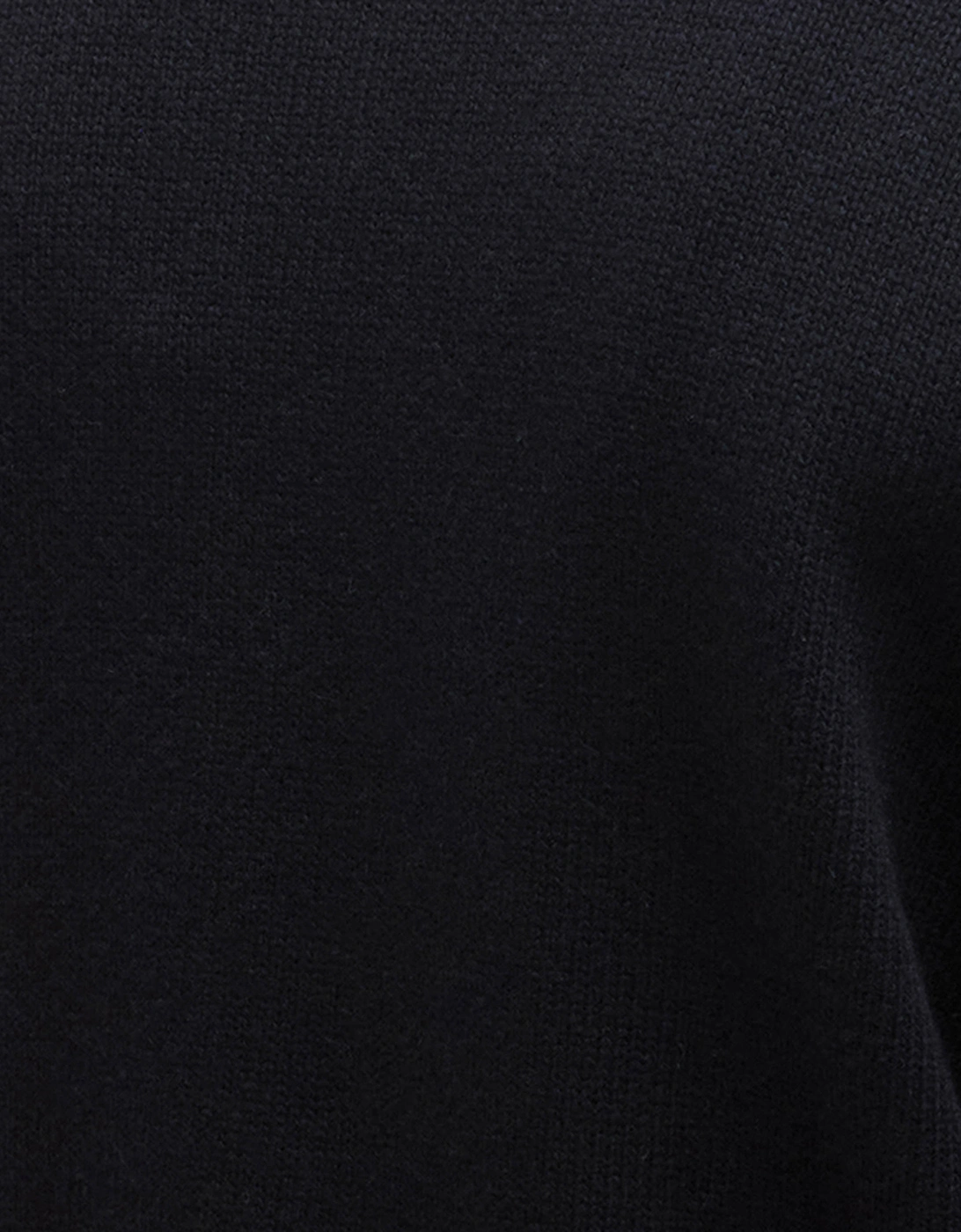 Enfield Mens Funnel Neck Jumper - Black