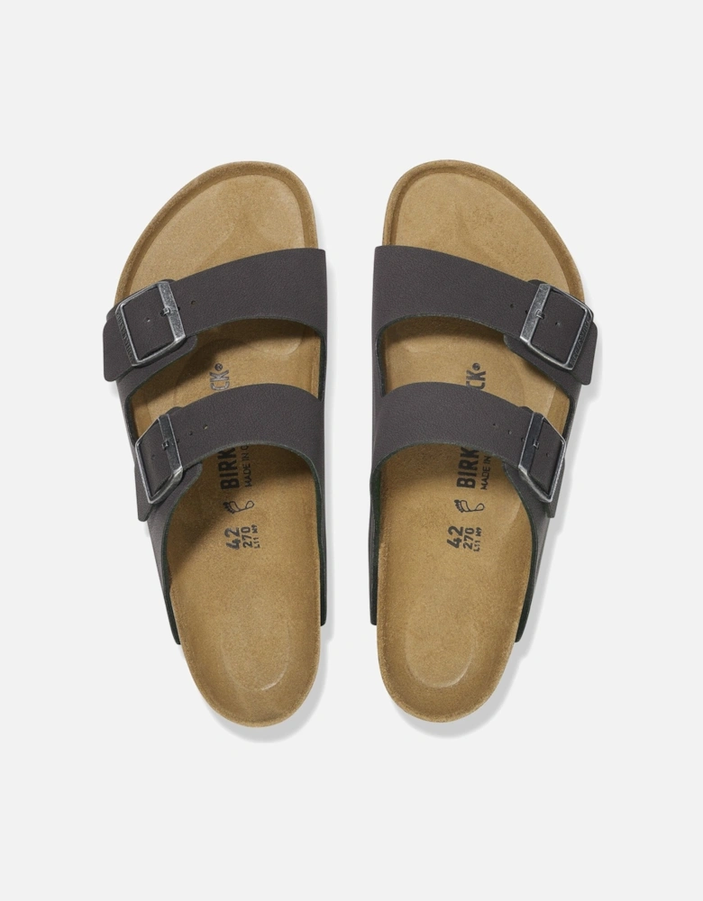 Birkibuc Mens Sandals Velvet Grey