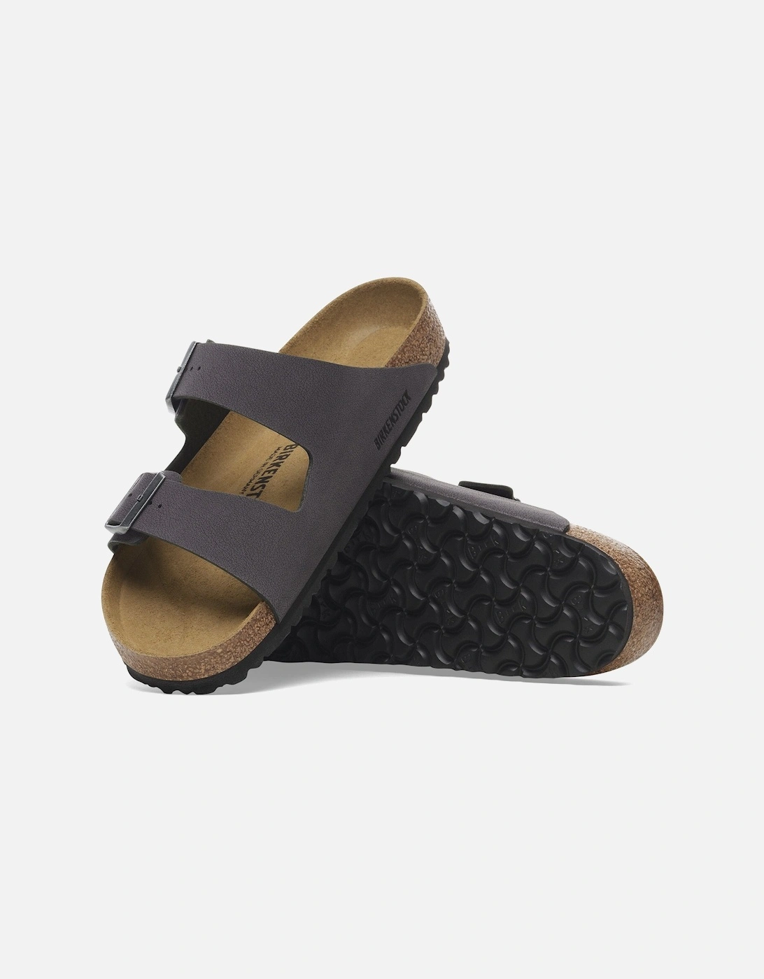 Birkibuc Mens Sandals Velvet Grey